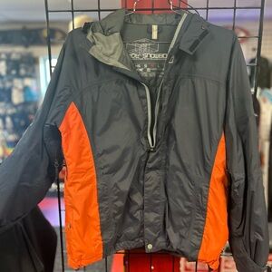 Black and Orange Snowboard Jacket Ride Women's medium snow. Boarding